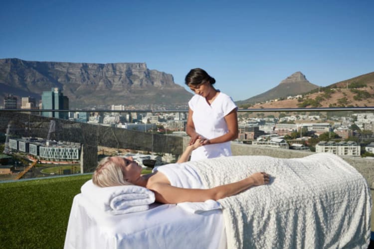 Sky terrace spa treatment